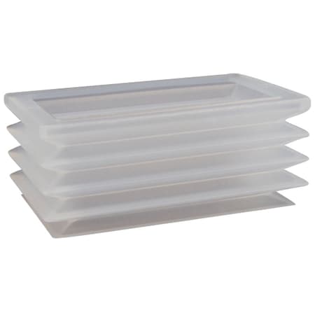 Fipa Bellows vacuum cup 80x50 mm, Silicone transparent 209.80x50.005.2